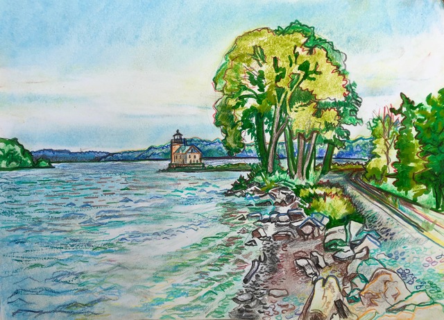 Artist Sean Willett. 'Kingston Shoreline Ii' Artwork Image, Created in 2019, Original Painting Other. #art #artist