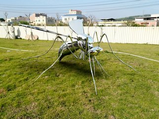 Sebastian Novaky: 'bioregulation 4', 2018 Steel Sculpture, Animals. Giant Ant or Bug Garden sculpture, by Sebastian Novaky.Massive Stainless steel Ant statue sculpture for sale for Outside Outdoors In the Garden or Yard. ...