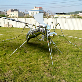Sebastian Novaky: 'bioregulation 4', 2018 Steel Sculpture, Animals. Artist Description: Giant Ant or Bug Garden sculpture, by Sebastian Novaky.Massive Stainless steel Ant statue sculpture for sale for Outside Outdoors In the Garden or Yard. ...