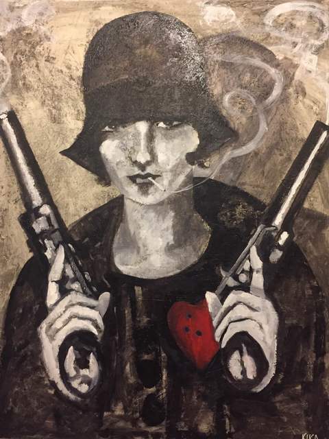 Artist Kika Selezneff Aleman. 'Amor Propio' Artwork Image, Created in 2016, Original Painting Acrylic. #art #artist