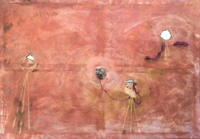 Sergio Illuminato  'The Sand Man', created in 2019, Original Painting Acrylic.