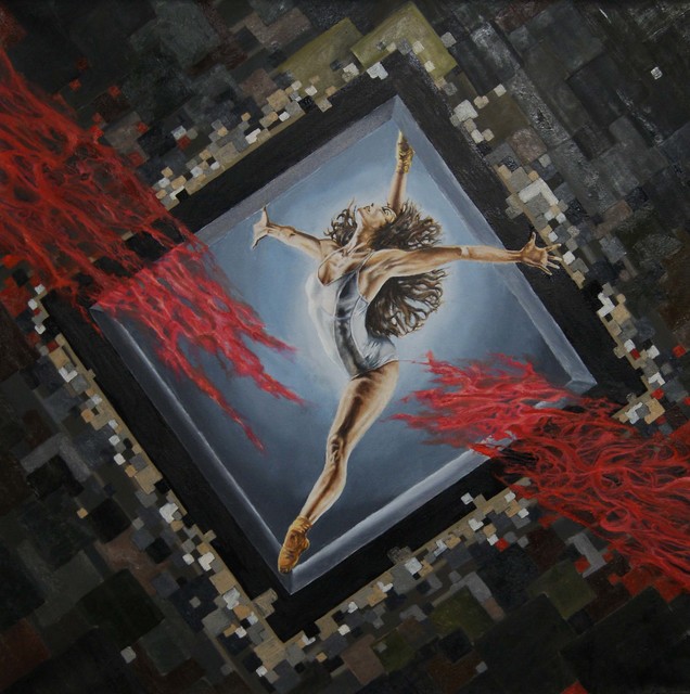 Sergey Kirillov  'Black Square', created in 2019, Original Painting Oil.
