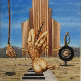 Sergey Kirillov: 'desert melody', 2020 Oil Painting, Surrealism. Artist Description: oil. canvas...