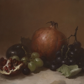pomegranate and grape By Dmitry Sevryukov