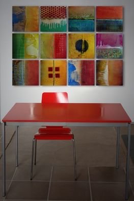 Steven Derks: 'Gridscapes', 2008 Other Painting, Undecided.  Enamel on aluminum ...
