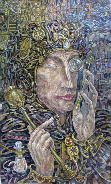 Giorgi Arutinov  'KingofPentcles', created in 2016, Original Painting Acrylic.