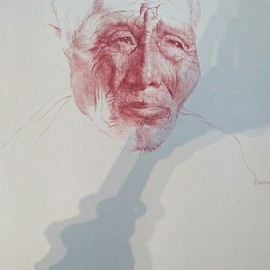 Tibetian Old Man, Bharti Yadav