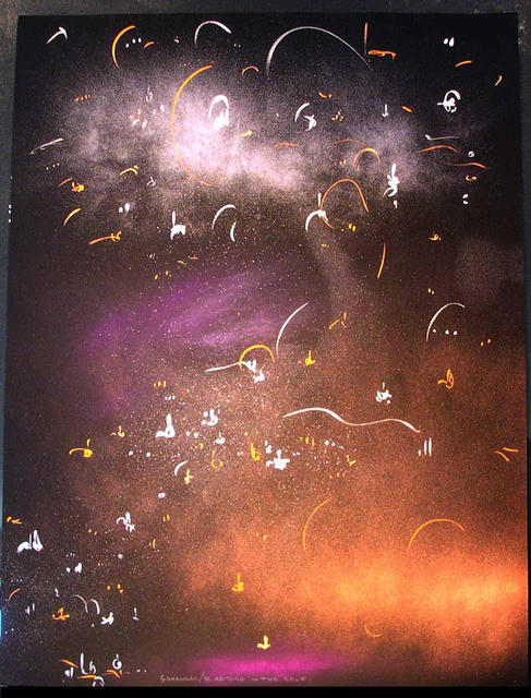 Artist Richard Lazzara. 'ABIDING IN SELF' Artwork Image, Created in 1986, Original Pastel. #art #artist