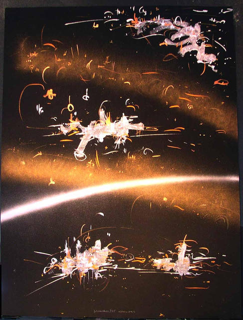 Artist Richard Lazzara. 'ABSOLUTES' Artwork Image, Created in 1986, Original Pastel. #art #artist
