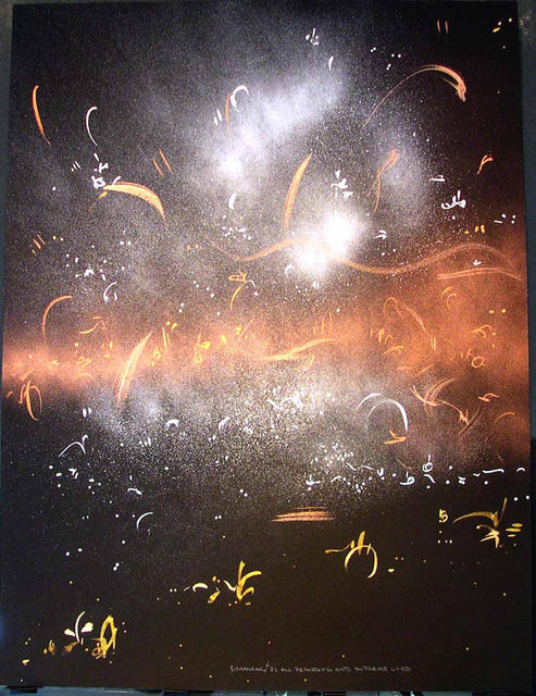 Artist Richard Lazzara. 'ALL PERVADING SUPREME' Artwork Image, Created in 1986, Original Pastel. #art #artist