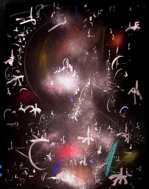 Artist Richard Lazzara. 'AREA OF LINGAM' Artwork Image, Created in 1986, Original Pastel. #art #artist