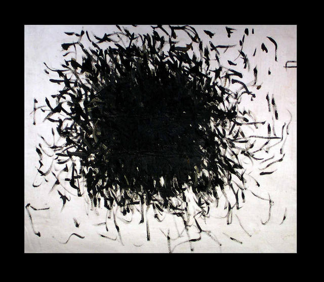 Artist Richard Lazzara. 'BLACK WHOLE KNOTS THEORY' Artwork Image, Created in 1972, Original Pastel. #art #artist