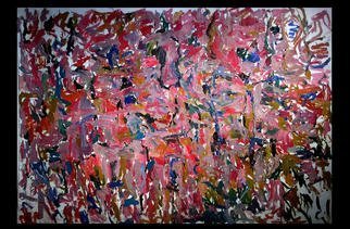 Richard Lazzara: 'CAVE SHAMAN', 1972 Oil Painting, History. CAVE SHAMAN 1972  is from the 