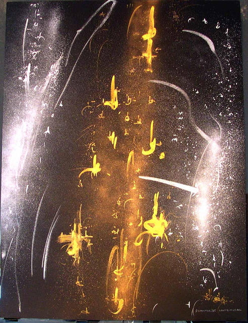 Artist Richard Lazzara. 'CENTRIFUGAL' Artwork Image, Created in 1986, Original Pastel. #art #artist