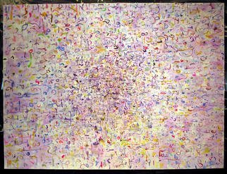 Richard Lazzara: 'CORE BELIEF', 1975 Watercolor, Healing.   This healing cakra brings straight to our 