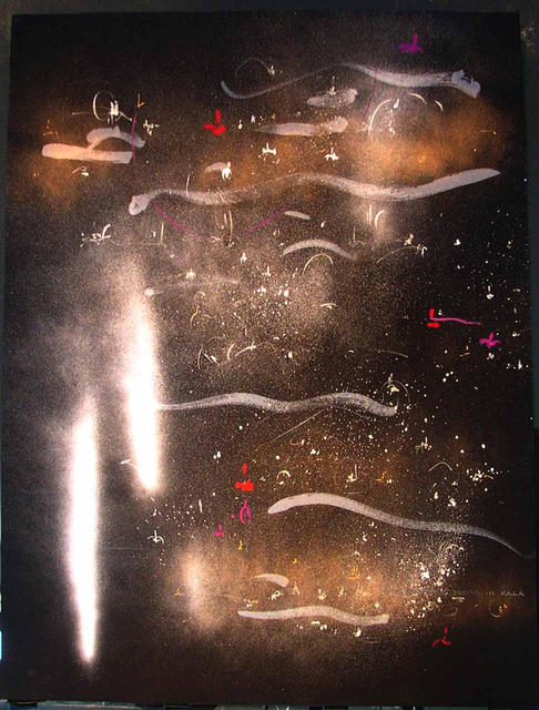 Artist Richard Lazzara. 'DESIRE IN KALA' Artwork Image, Created in 1986, Original Pastel. #art #artist