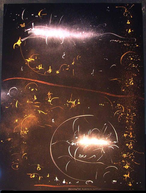 Artist Richard Lazzara. 'ELECTRIC COTTON' Artwork Image, Created in 1986, Original Pastel. #art #artist