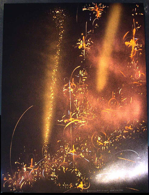 Artist Richard Lazzara. 'ENTER THE TEMPLE' Artwork Image, Created in 1986, Original Pastel. #art #artist