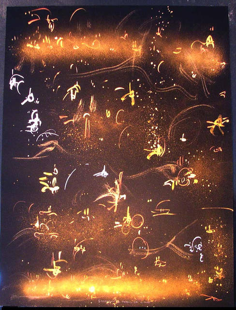 Richard Lazzara  'FABRIC OF LIGHT', created in 1986, Original Pastel.