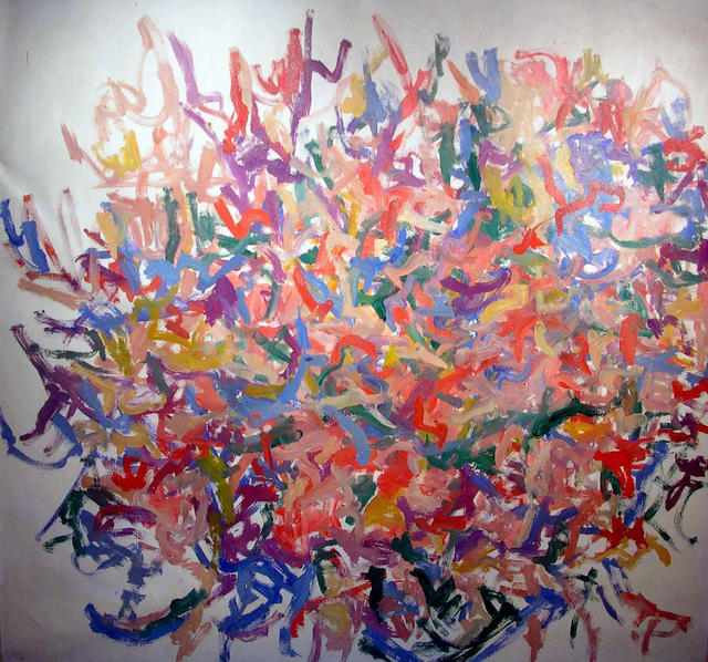 Artist Richard Lazzara. 'GRINDHI KNOT' Artwork Image, Created in 1972, Original Pastel. #art #artist