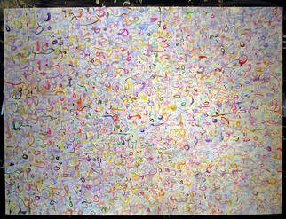 Richard Lazzara: 'IDEO CAKRA', 1975 Watercolor, Healing.  This healing Cakra will tell you a message, it is an 