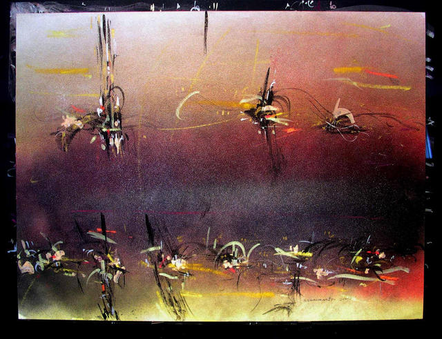 Artist Richard Lazzara. 'JUMP' Artwork Image, Created in 1984, Original Pastel. #art #artist