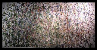 Richard Lazzara: 'JUNGLEY DRIP SWEAT', 1972 Oil Painting, Visionary. JUNGLEY DRIP SWEAT 1972  is from the 