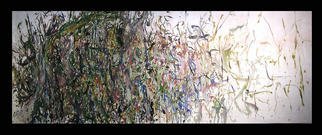 Richard Lazzara: 'JUNGLEY PANORAMA', 1972 Oil Painting, Visionary. JUNGLEY PANORAMA 1972  is from the 