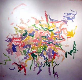 Richard Lazzara: 'KNOT IMAGINATION', 1972 Oil Painting, Geometric. KNOT IMAGINATION 1972 is from the' KNOT ART oil paintings group' available from 