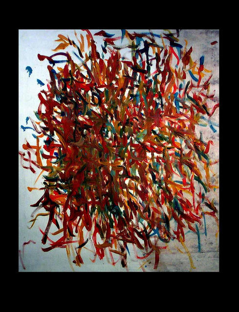 Artist Richard Lazzara. 'KNOT MONET' Artwork Image, Created in 1972, Original Pastel. #art #artist