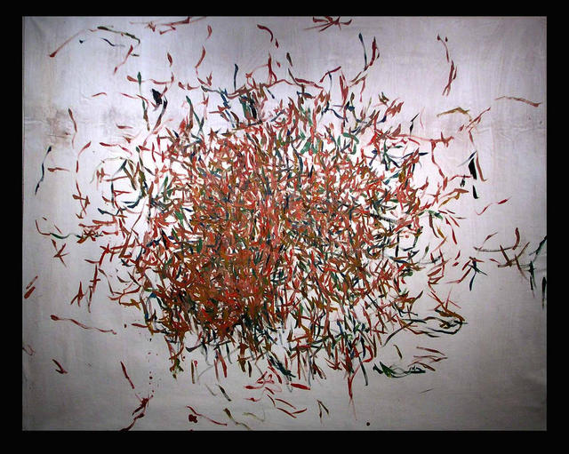 Artist Richard Lazzara. 'KNOT SYNAPSES' Artwork Image, Created in 1972, Original Pastel. #art #artist
