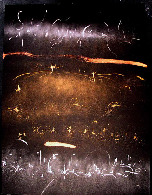 Artist Richard Lazzara. 'LAKE OF SELF' Artwork Image, Created in 1986, Original Pastel. #art #artist