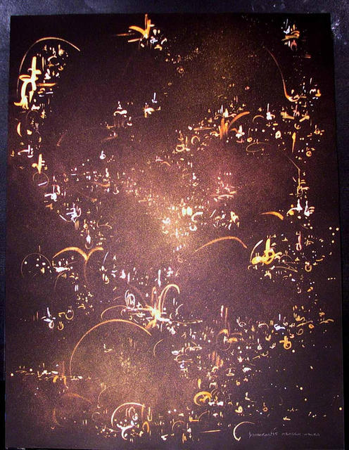 Artist Richard Lazzara. 'MEMORY WALKS' Artwork Image, Created in 1986, Original Pastel. #art #artist