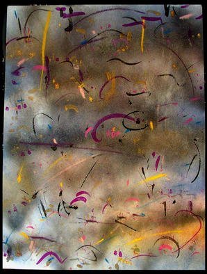 Richard Lazzara: 'MYSTERY', 1984 Calligraphy, Visionary. MYSTERY 1984  is from the sumie consensus paintings 10X at 