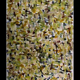 Richard Lazzara: 'NIGHT OVER CITY', 1974 Oil Painting, Culture. Artist Description: NIGHT OVER CITY 1974 is a sumie calligraphic painting from the HAIKU KOAN COLLECTION  as found at 