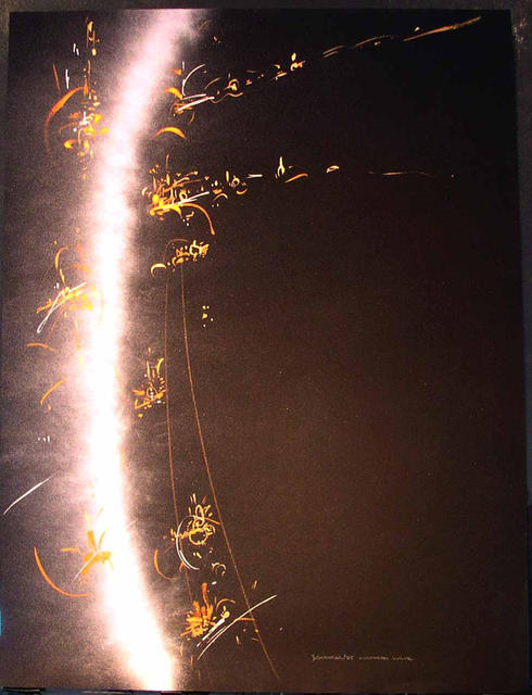 Artist Richard Lazzara. 'NORTHERN CURVE' Artwork Image, Created in 1986, Original Pastel. #art #artist