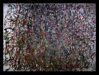 Richard Lazzara: 'NYC JUNGLEY SURVIVALIST', 1972 Oil Painting, Visionary. NYC JUNGLEY SURVIVALIST 1972 is from the 