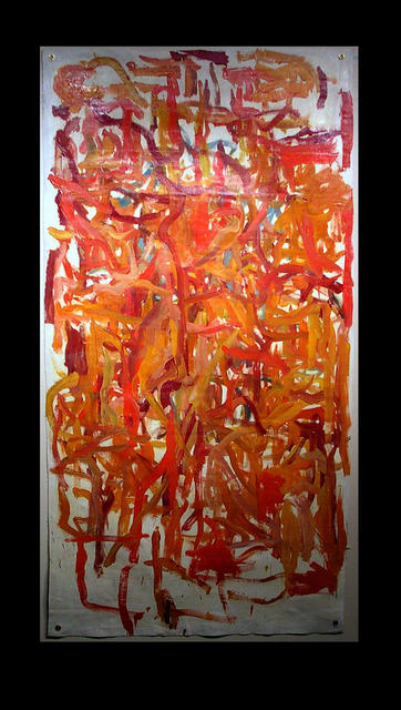 Richard Lazzara  'NYC PIZZA OVEN KNOT', created in 1972, Original Pastel.