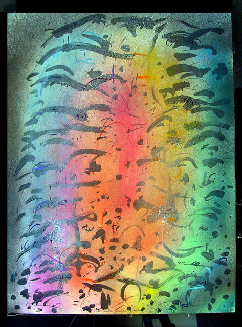 Artist Richard Lazzara. 'OBLONG SHAPE' Artwork Image, Created in 1985, Original Pastel. #art #artist