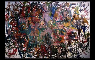 Richard Lazzara: 'OMPHALO STONE', 1970 Oil Painting, History. OMPHALO STONE 1972 is from the 