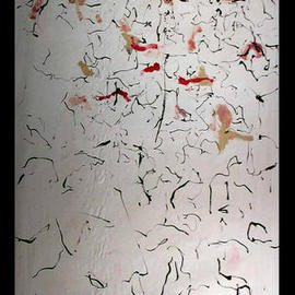 Richard Lazzara: 'POETIC SENSIBILITY', 1974 Oil Painting, Culture. Artist Description: POETIC SENSIBILITY 1974 is a sumie calligraphic painting from the HAIKU KOAN COLLECTION  as found at 