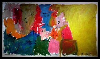 Richard Lazzara: 'REALITY JACK IN THE BOX', 1972 Oil Painting, History. Artist Description: REALITY JACK IN THE BOX 1972 is from the 