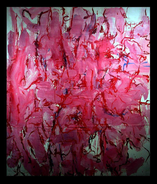 Artist Richard Lazzara. 'RED MARS LANDINGS' Artwork Image, Created in 1973, Original Pastel. #art #artist