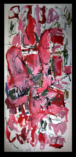 Richard Lazzara  'RED RUM', created in 1972, Original Pastel.