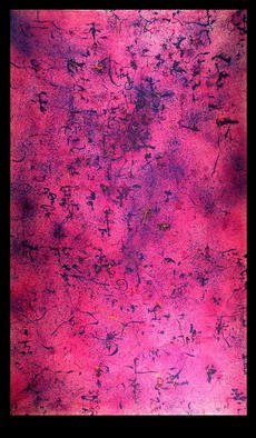 Richard Lazzara: 'SHU ROAD', 1974 Acrylic Painting, Culture. SHU ROAD 1974  is a sumie calligraphic painting from the HAIKU KOAN COLLECTION as found at 