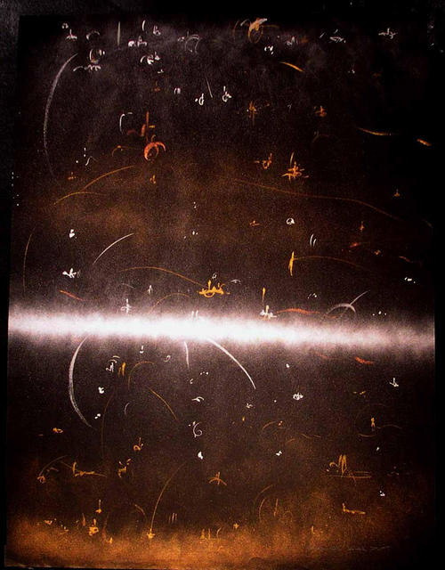 Artist Richard Lazzara. 'SOLAR DRIFT' Artwork Image, Created in 1986, Original Pastel. #art #artist