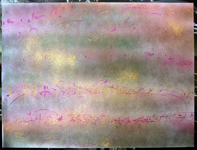 Richard Lazzara  'STRATIFICATION OF ZEN', created in 1984, Original Pastel.