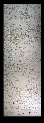 Richard Lazzara: 'SUBTLE POET', 1974 Acrylic Painting, Culture. SUBTLE POET 1974  is a sumie calligraphic painting from the HAIKU KOAN COLLECTION found at 
