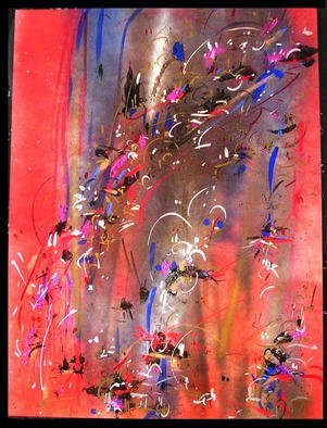 Richard Lazzara: 'TANTRA CHALLENGE', 1984 Calligraphy, Visionary. TANTRA CHALLENGE 1984 is from the sumie consensus paintings 10x at 