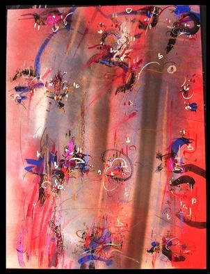 Richard Lazzara: 'TANTRA FIELDS', 1984 Calligraphy, Visionary. TANTRA FIELDS 1984 from the sumie consensus paintings 10x at 